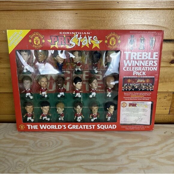 Figure Corinthian Pro Stars Manchester United Treble Winners Celebration Pack - Picture 2 of 8